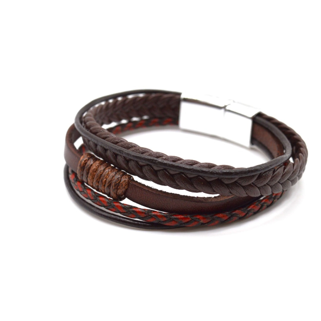 MAVN Of Sweden läderarmband, armband, læder armbåndherr, herrarmband, Armband Herr, läderarmband, läder, brun, accessoarer, mode, herraccessoarer