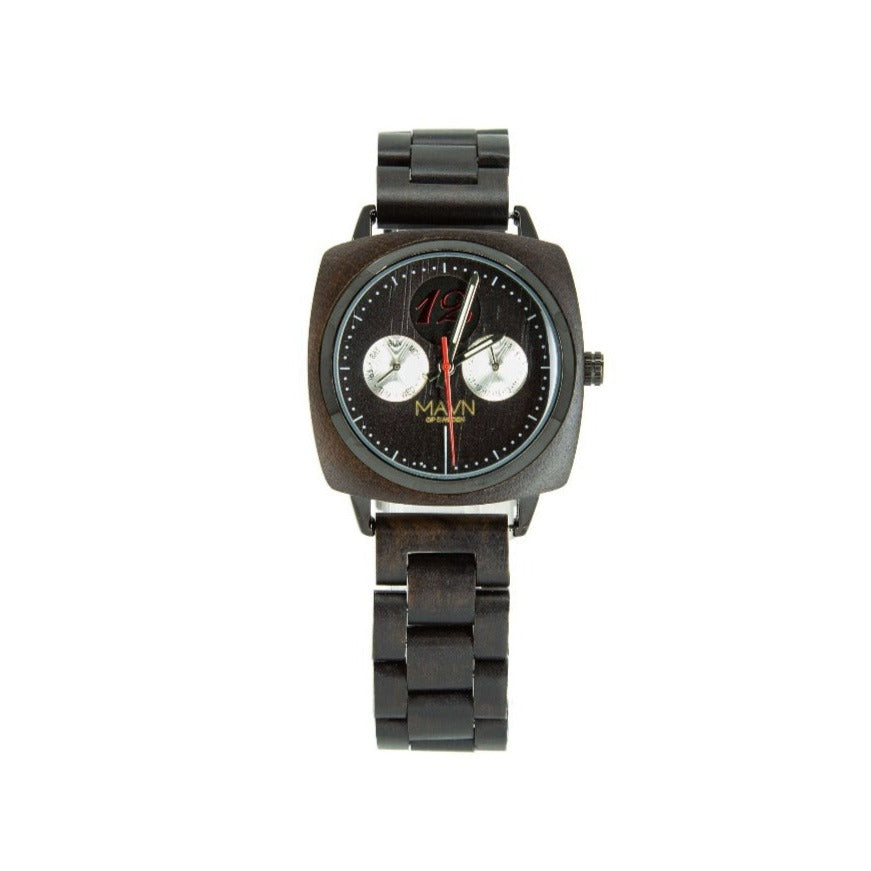 armbandsur, herr klocka, träklocka, klocka herr, retro, hållbar, trä, kvartsurverk, lättviktig, present, MAVN Of Sweden