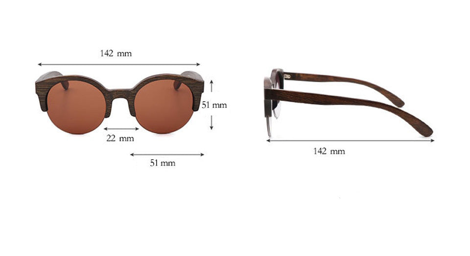 Solvalla Solglasögon i trä från MAVN Of Sweden