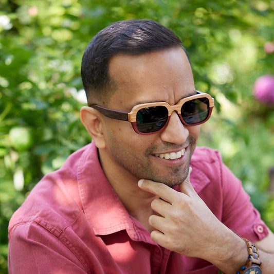 träsolglasögon, solglasögon online, solglasögon herr, polariserade solglasögon, solglasögon trend 2026, present tips kille