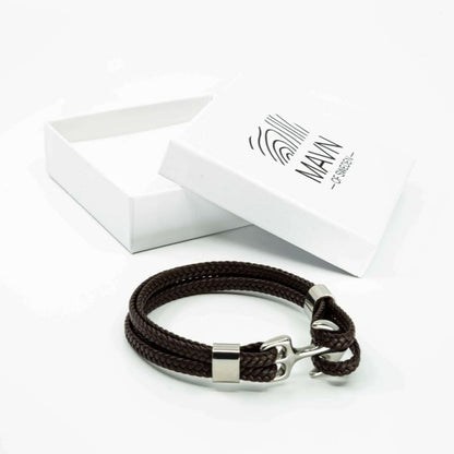 Armband herr läder Vik i presentbox  MAVN Of Sweden, Student present, present för män, läderarmband, herr, accessoarer, mode, läder, presentbox, fri frakt, snabb leverans